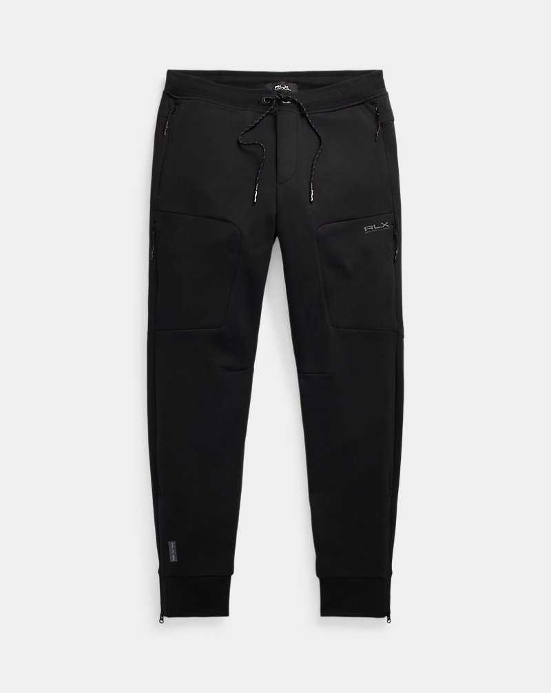 Pantalones Ralph Lauren Water-Resistant Double-Knit Jogger Hombre Negros | FBECGRM-86 - vista 2