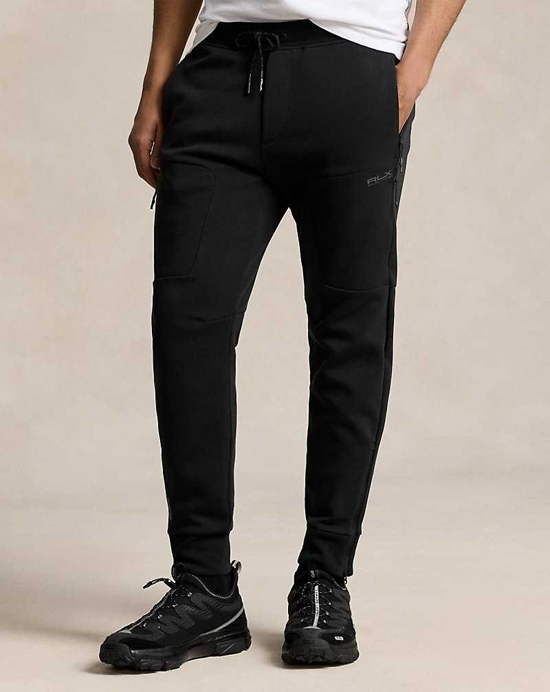 Pantalones Ralph Lauren Water-Resistant Double-Knit Jogger Hombre Negros | FBECGRM-86 - vista 3