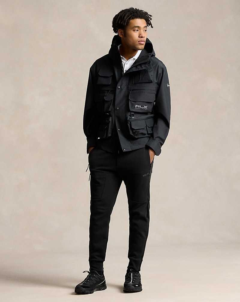 Pantalones Ralph Lauren Water-Resistant Double-Knit Jogger Hombre Negros | FBECGRM-86 - vista 1
