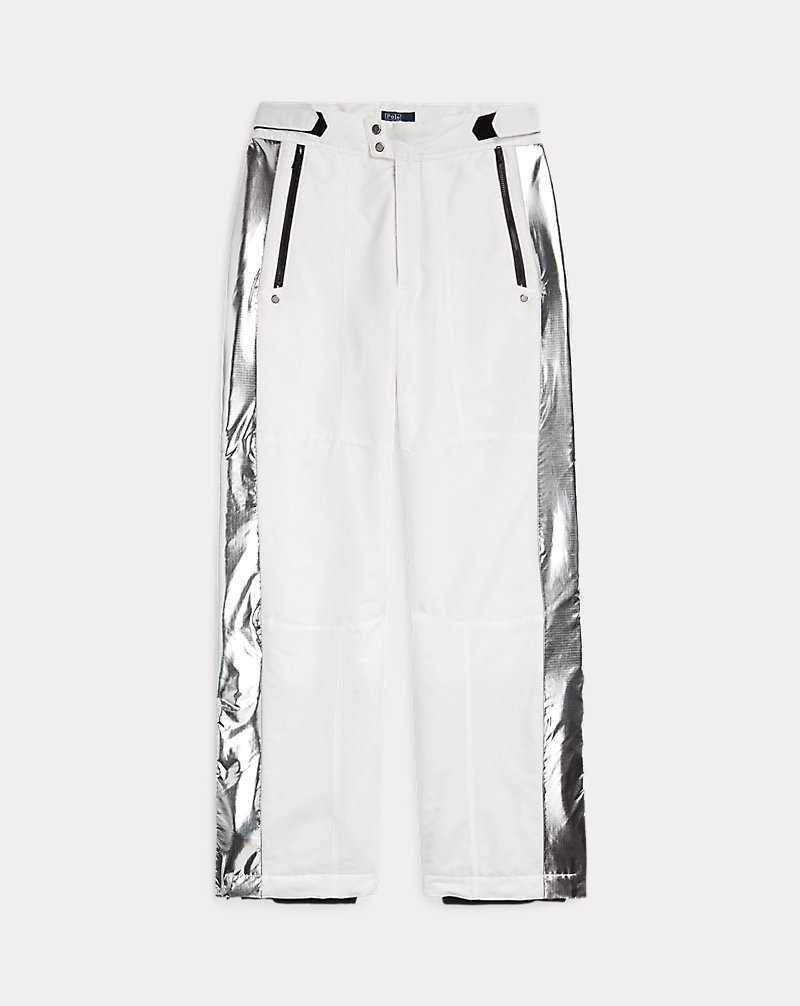 Pantalones Ralph Lauren Water-Resistant Metallic Ski Mujer Blancos | VHBNOZJ-50 - vista 2
