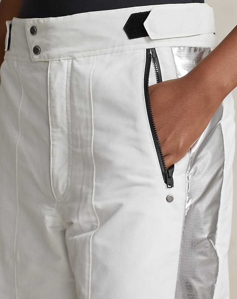 Pantalones Ralph Lauren Water-Resistant Metallic Ski Mujer Blancos | VHBNOZJ-50 - vista 5