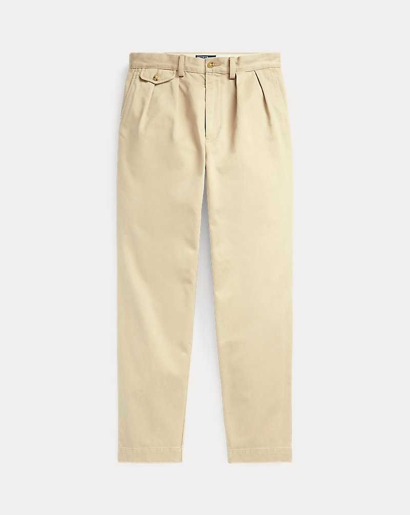 Pantalones Ralph Lauren Whitman Relaxed Fit Pleated Hombre Kaki | EJIWXRG-54 - vista 2