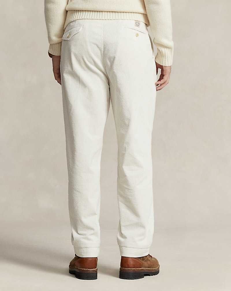 Pantalones Ralph Lauren Whitman Relaxed Fit Corduroy Hombre Creme | NCHJWBK-04 - vista 4