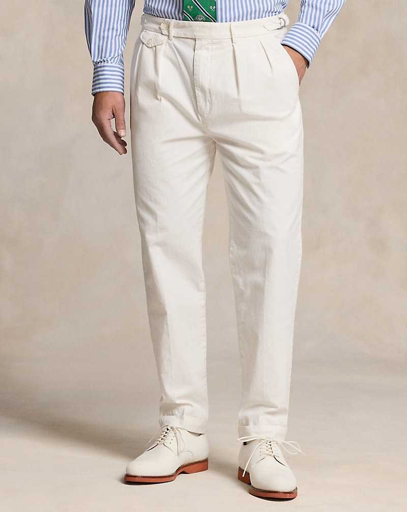 Pantalones Ralph Lauren Wimbledon Umpire/Linesman Chino Hombre Blancos | YNGKZEM-71 - vista 3