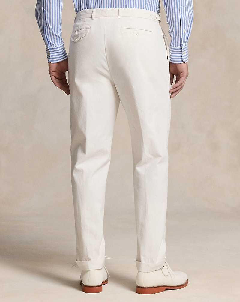 Pantalones Ralph Lauren Wimbledon Umpire/Linesman Chino Hombre Blancos | YNGKZEM-71 - vista 4