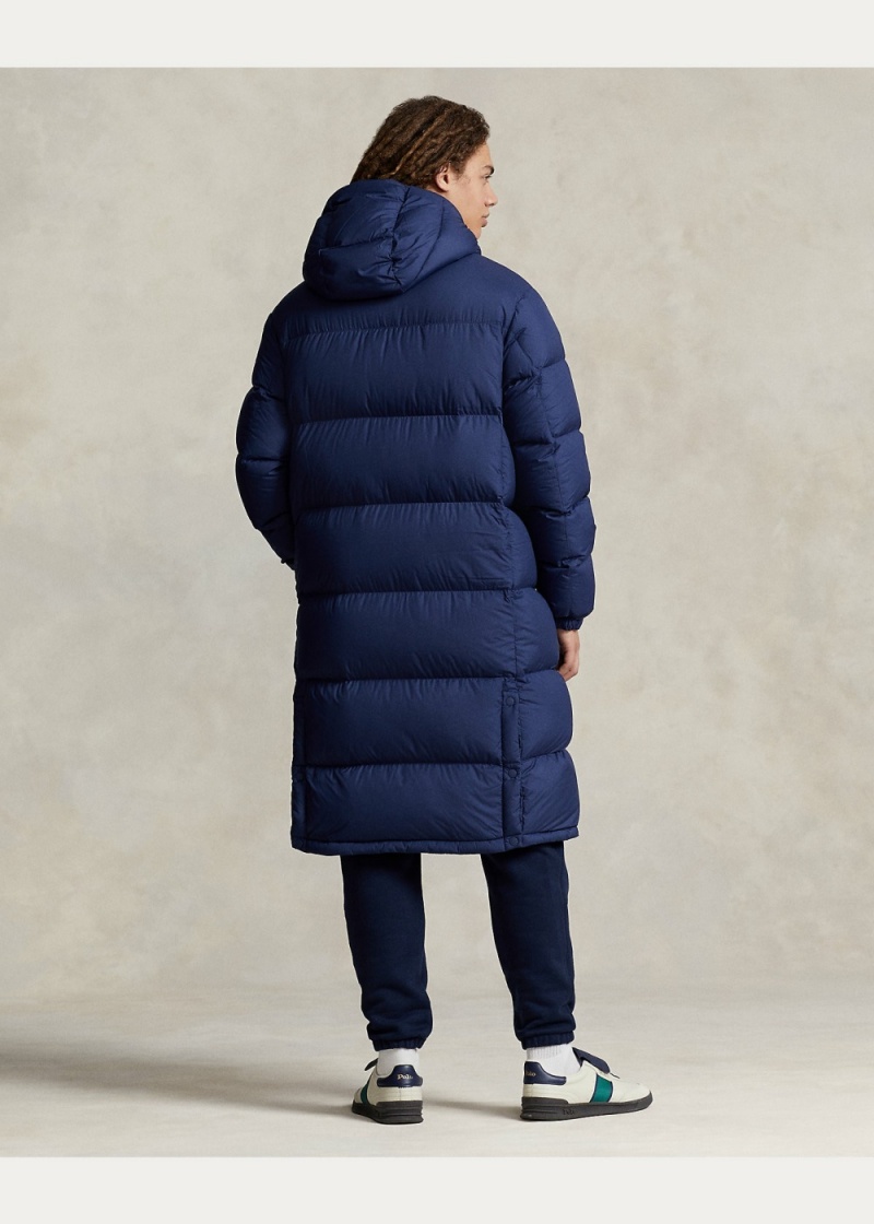 Parka Polo Deporte Agua-Repellent Mujer Azul Marino | COVN91485 - vista 3