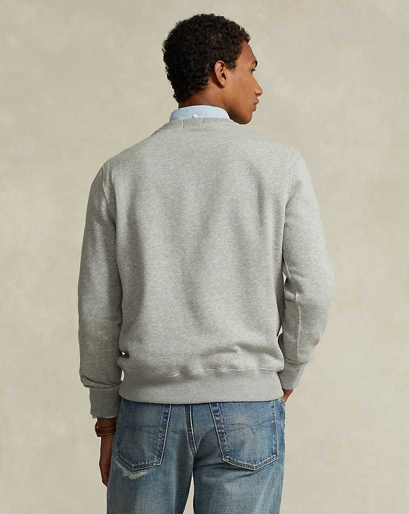 Pullover Ralph Lauren Bear Fleece Hombre Andover Heather Denim Bea | LDREOFW-37 - vista 4