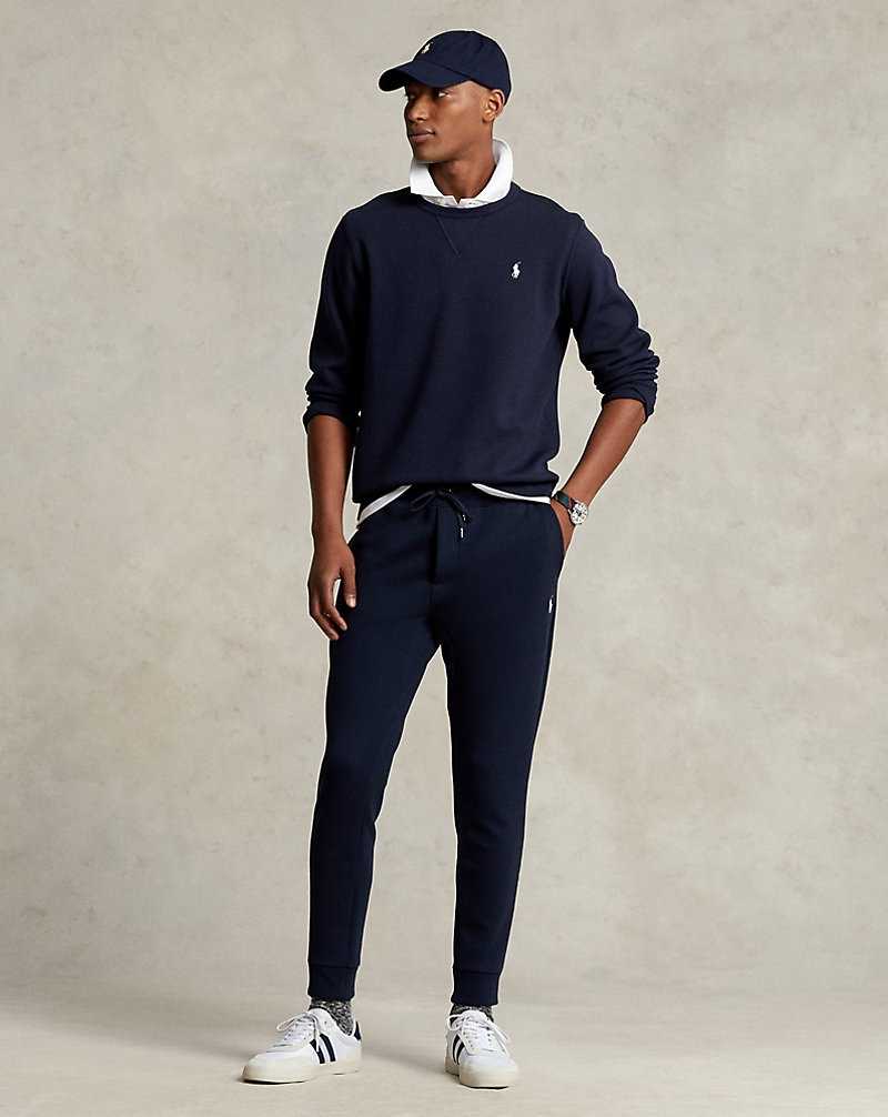 Pullover Ralph Lauren Double-Knit Hombre Azul Marino | JSPXLEK-37 - vista 3