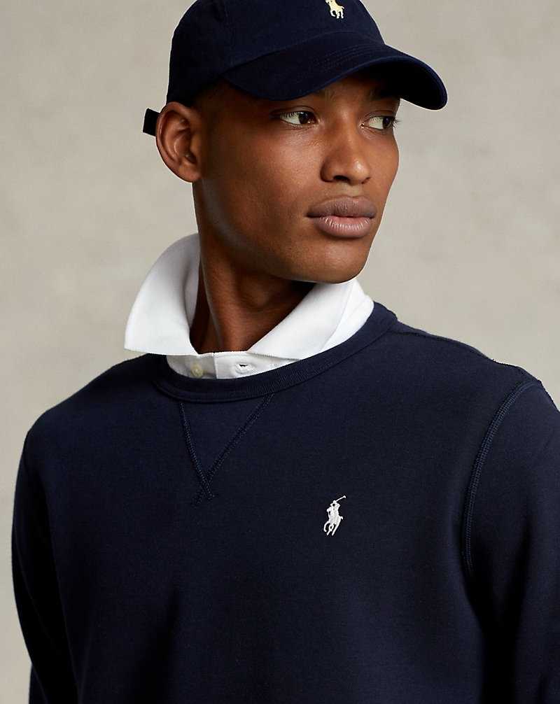 Pullover Ralph Lauren Double-Knit Hombre Azul Marino | JSPXLEK-37 - vista 5