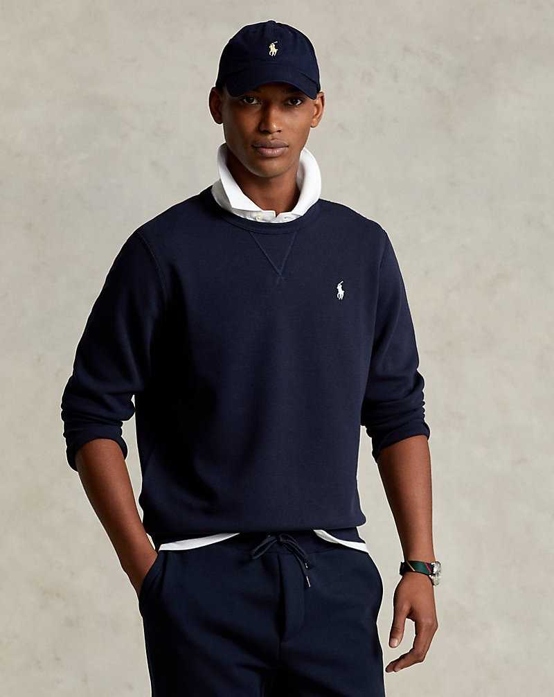 Pullover Ralph Lauren Double-Knit Hombre Azul Marino | JSPXLEK-37 - vista 1