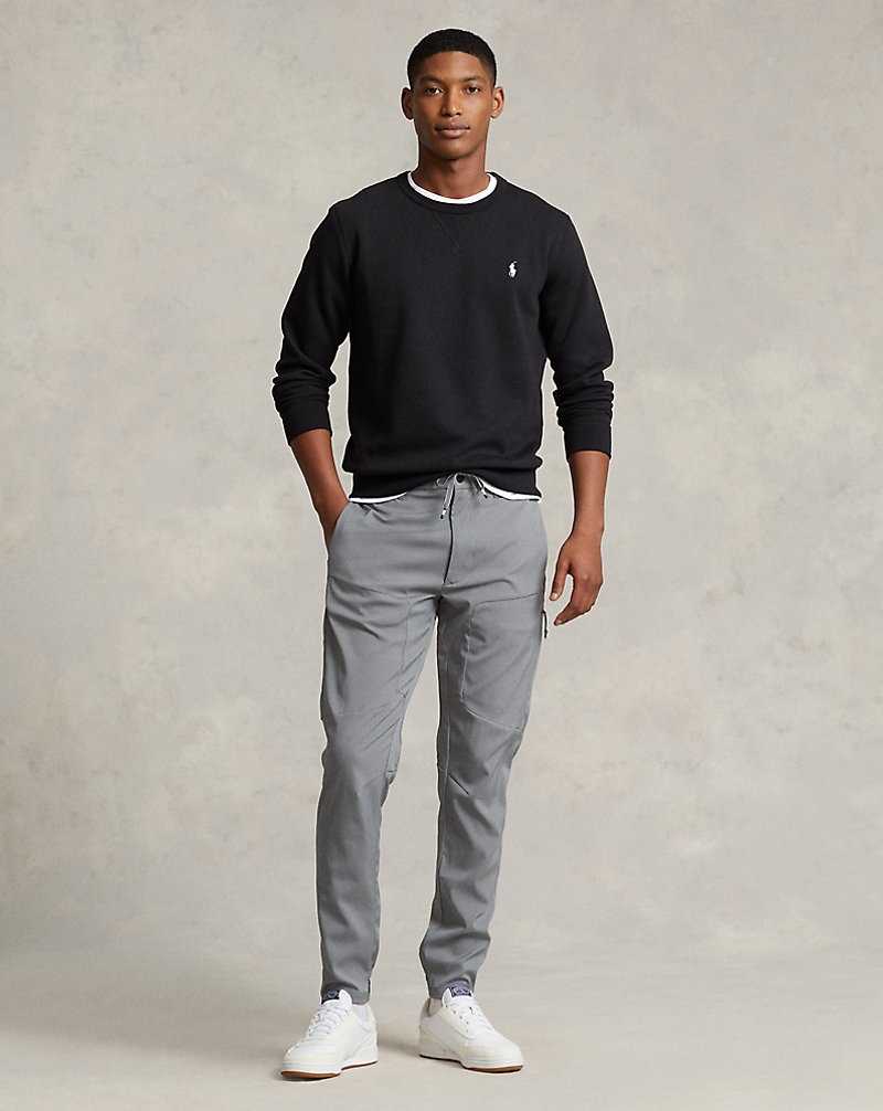Pullover Ralph Lauren Double-Knit Hombre Black/Cream | ZJWFMEC-37 - vista 3