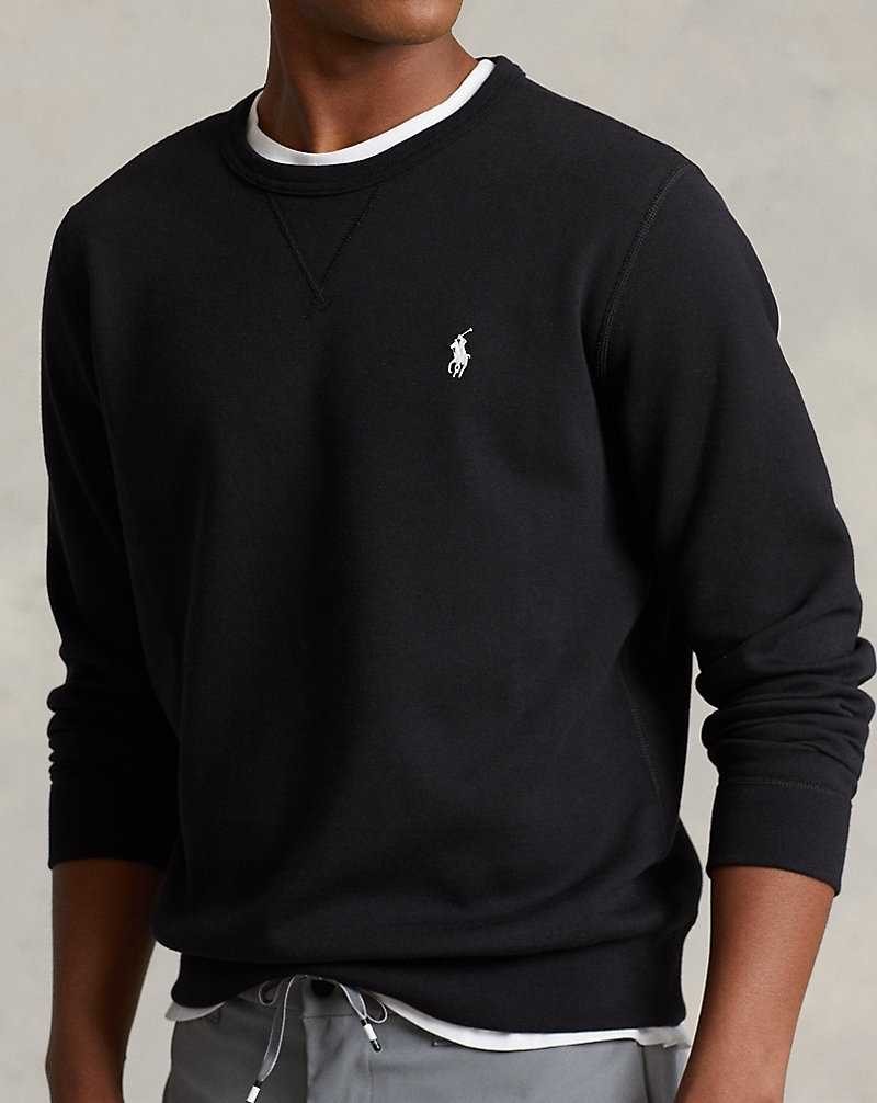 Pullover Ralph Lauren Double-Knit Hombre Black/Cream | ZJWFMEC-37 - vista 5