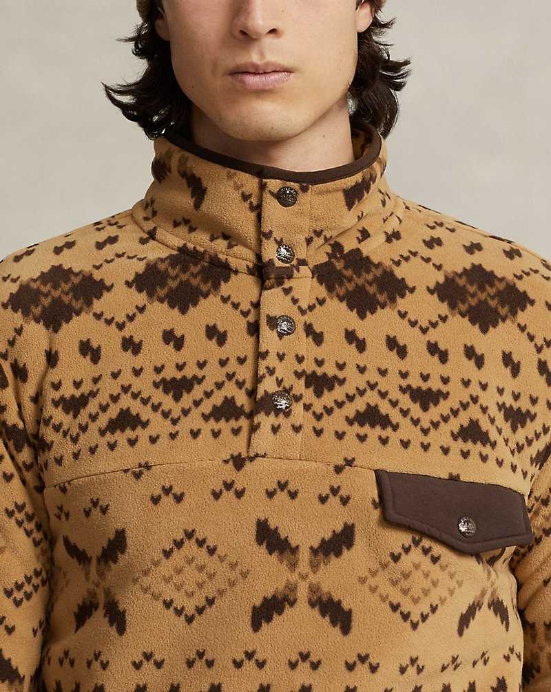 Pullover Ralph Lauren Fair Isle-Inspired Fleece Hombre Lodge Fair Isle | ISRAVJF-29 - vista 5