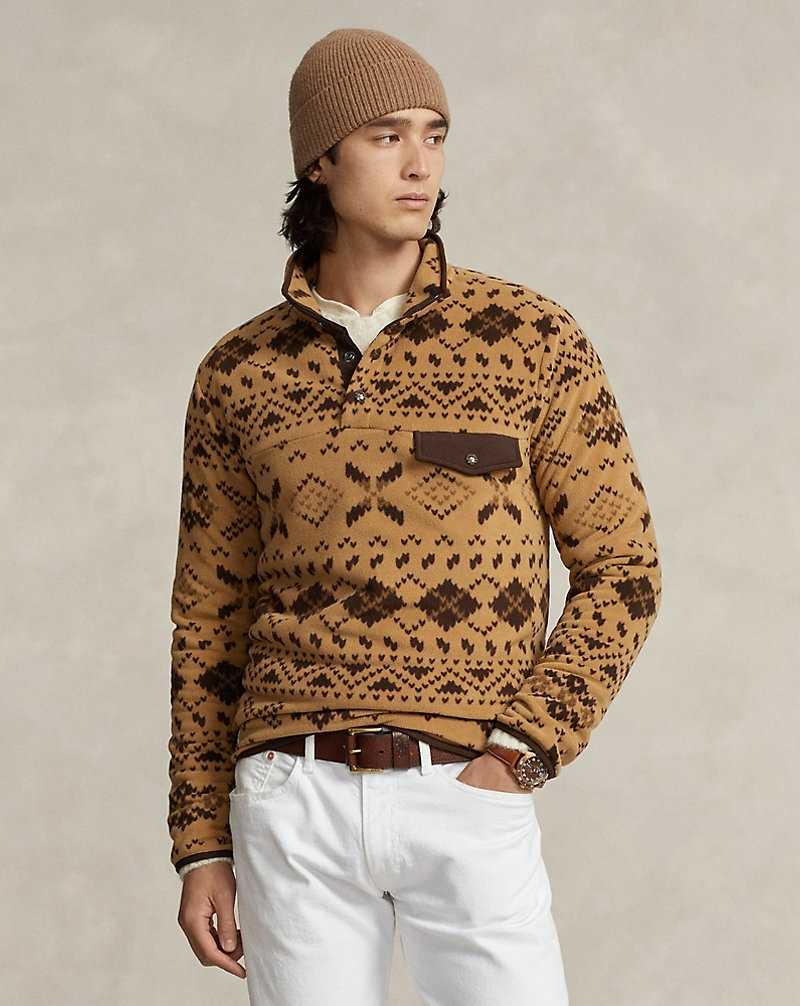 Pullover Ralph Lauren Fair Isle-Inspired Fleece Hombre Lodge Fair Isle | ISRAVJF-29 - vista 1