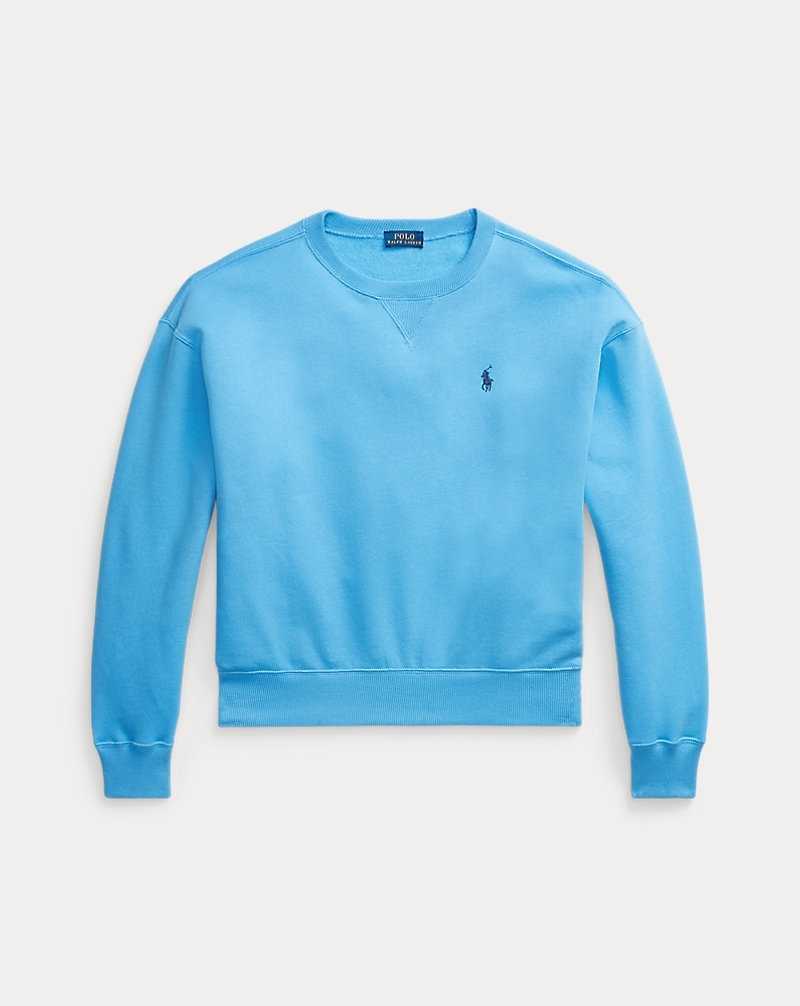 Pullover Ralph Lauren Fleece Crewneck Mujer Azules | CAWTLHM-73 - vista 2