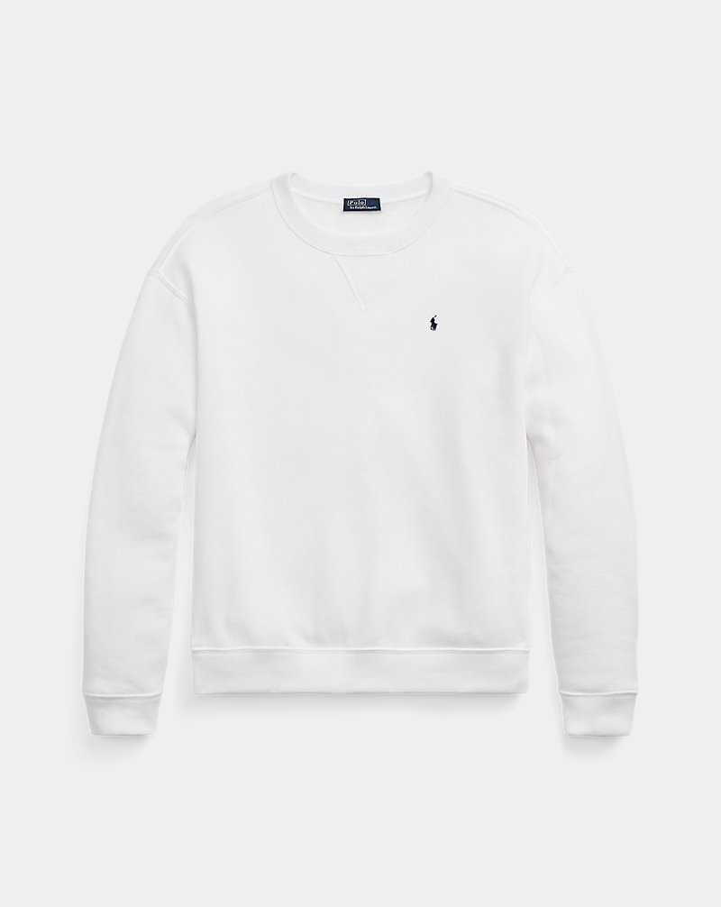Pullover Ralph Lauren Fleece Crewneck Mujer Blancos | CQWBDKS-05 - vista 2