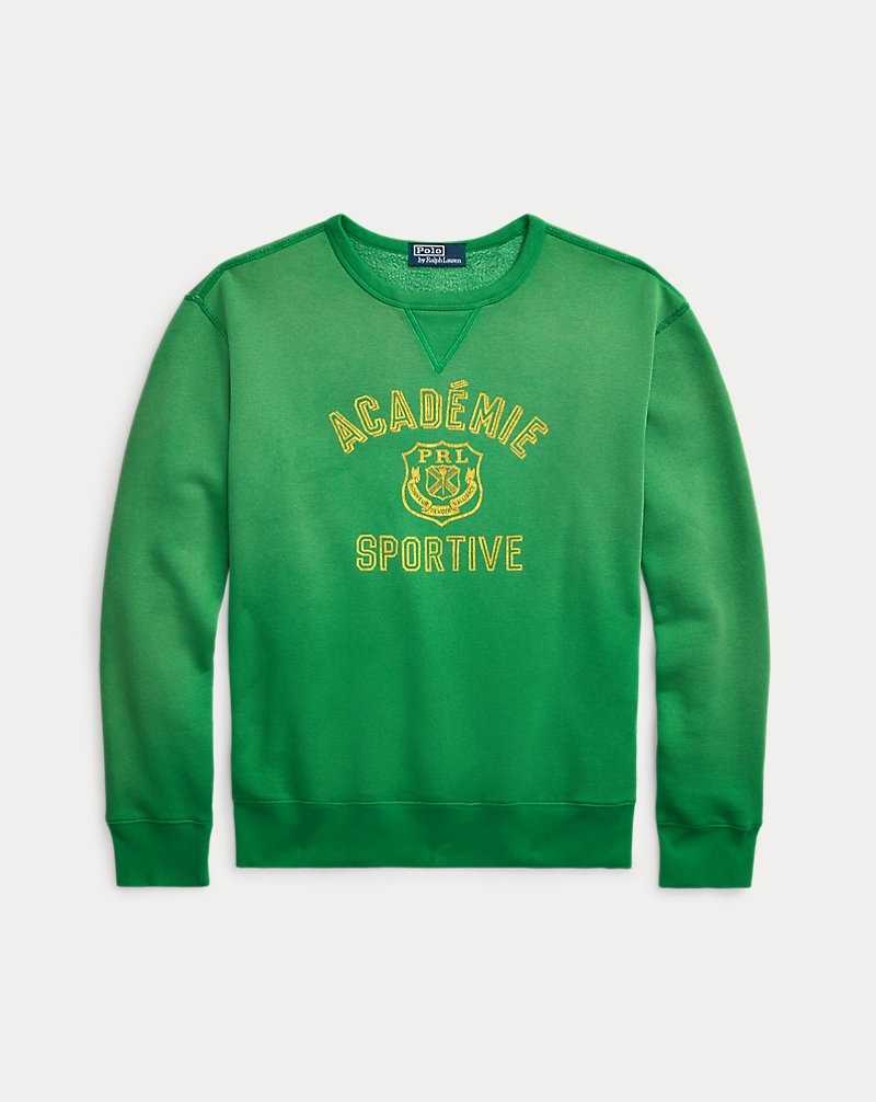 Pullover Ralph Lauren Fleece Graphic Hombre Verdes | OPMXEHC-17 - vista 2