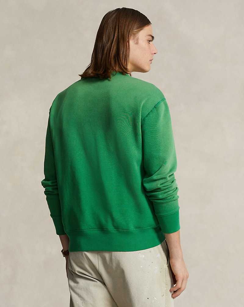 Pullover Ralph Lauren Fleece Graphic Hombre Verdes | OPMXEHC-17 - vista 4