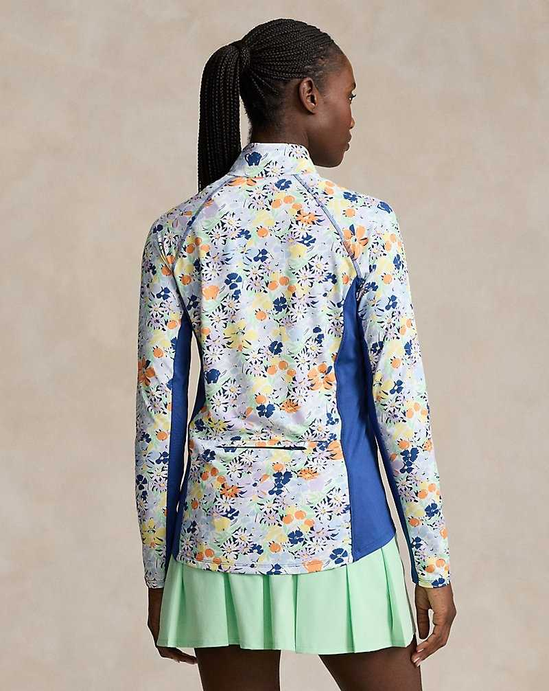 Pullover Ralph Lauren Floral Performance Quarter-Zip Mujer Floral Bouquet Print | FDIZOBC-65 - vista 4