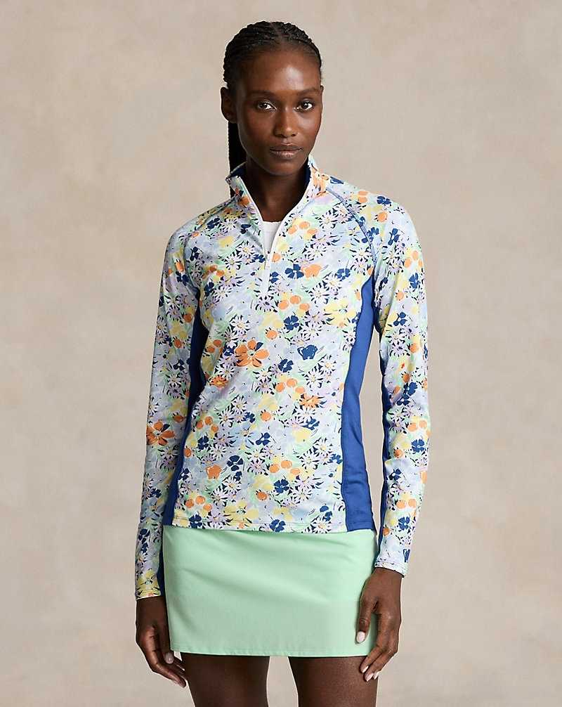 Pullover Ralph Lauren Floral Performance Quarter-Zip Mujer Floral Bouquet Print | FDIZOBC-65 - vista 1