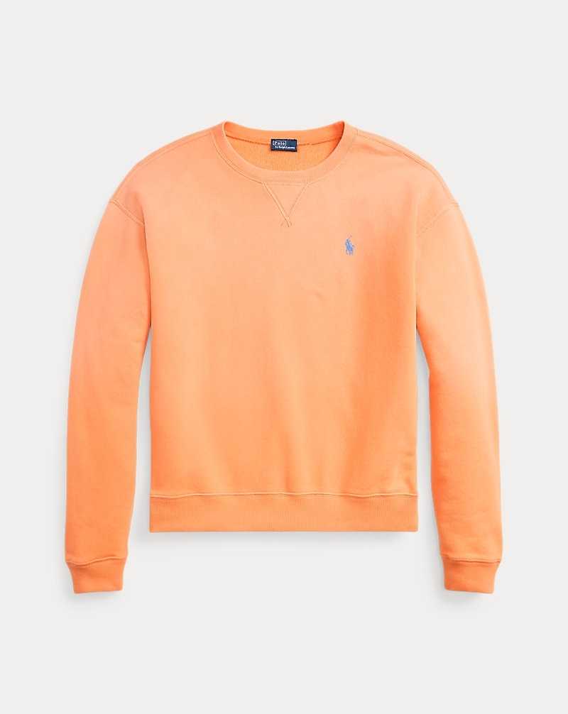 Pullover Ralph Lauren Lightweight Fleece Crewneck Mujer Naranjas | ZUBMIAC-82 - vista 2
