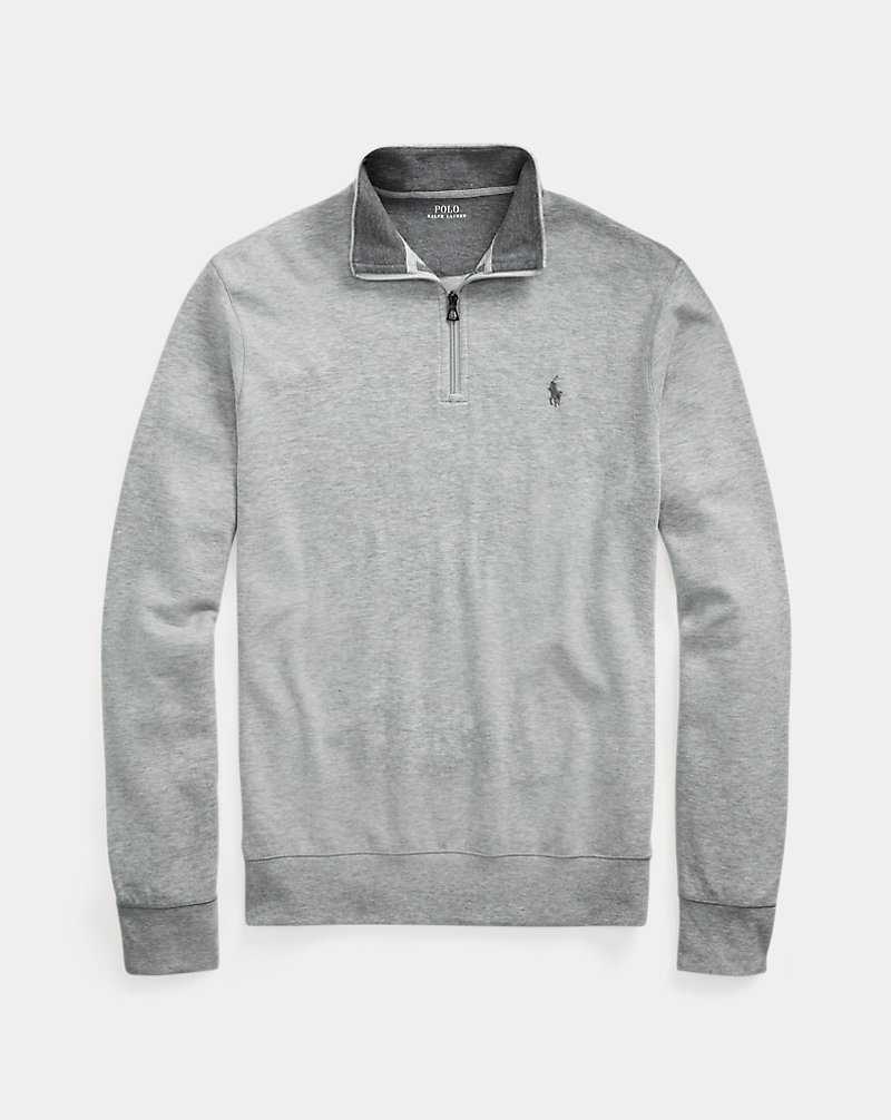 Pullover Ralph Lauren Luxury Jersey Quarter-Zip Hombre Andover Heather/c9684 | IMFSPXU-76 - vista 2