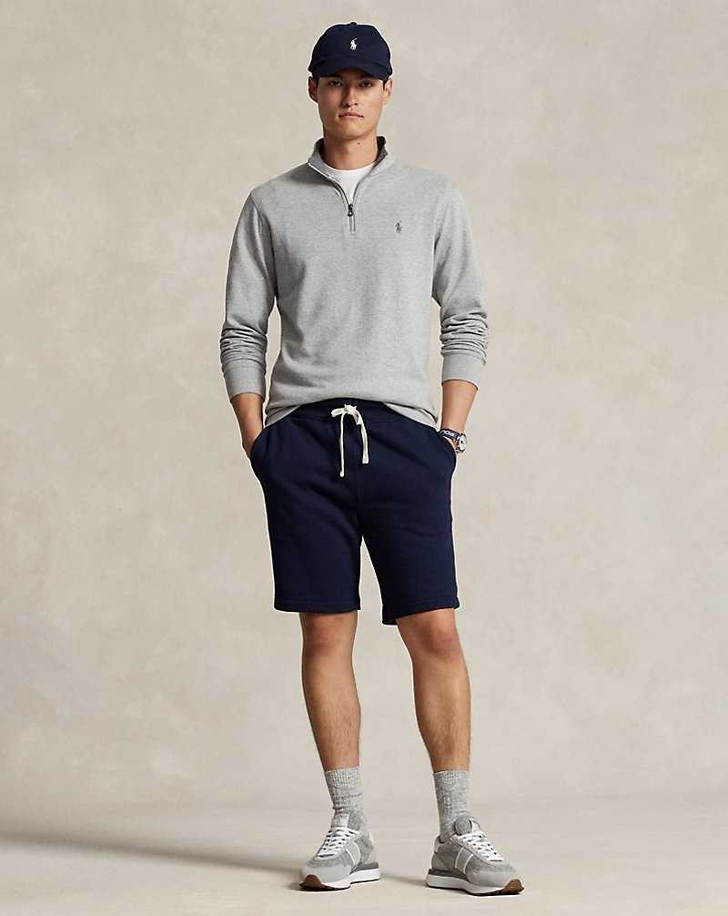 Pullover Ralph Lauren Luxury Jersey Quarter-Zip Hombre Andover Heather/c9684 | IMFSPXU-76 - vista 3