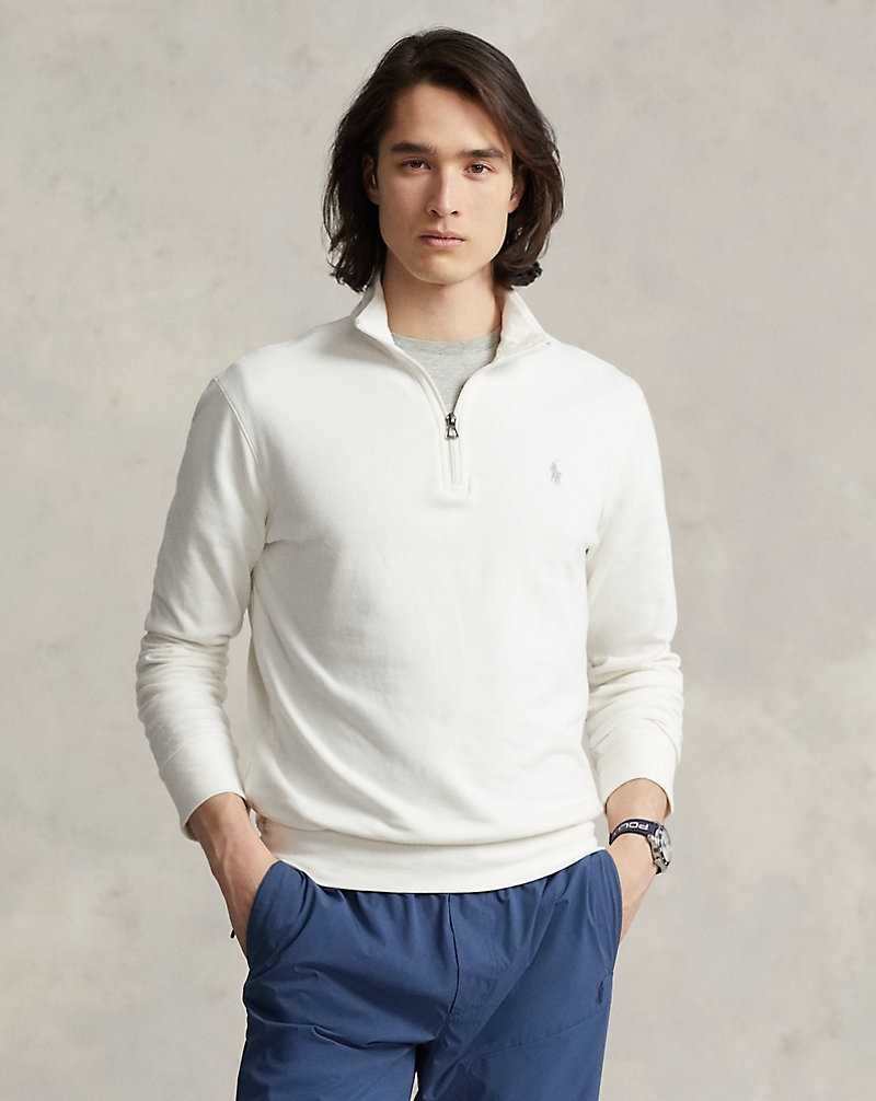 Pullover Ralph Lauren Luxury Jersey Quarter-Zip Hombre Nevis | ZFWVMDP-54 - vista 1