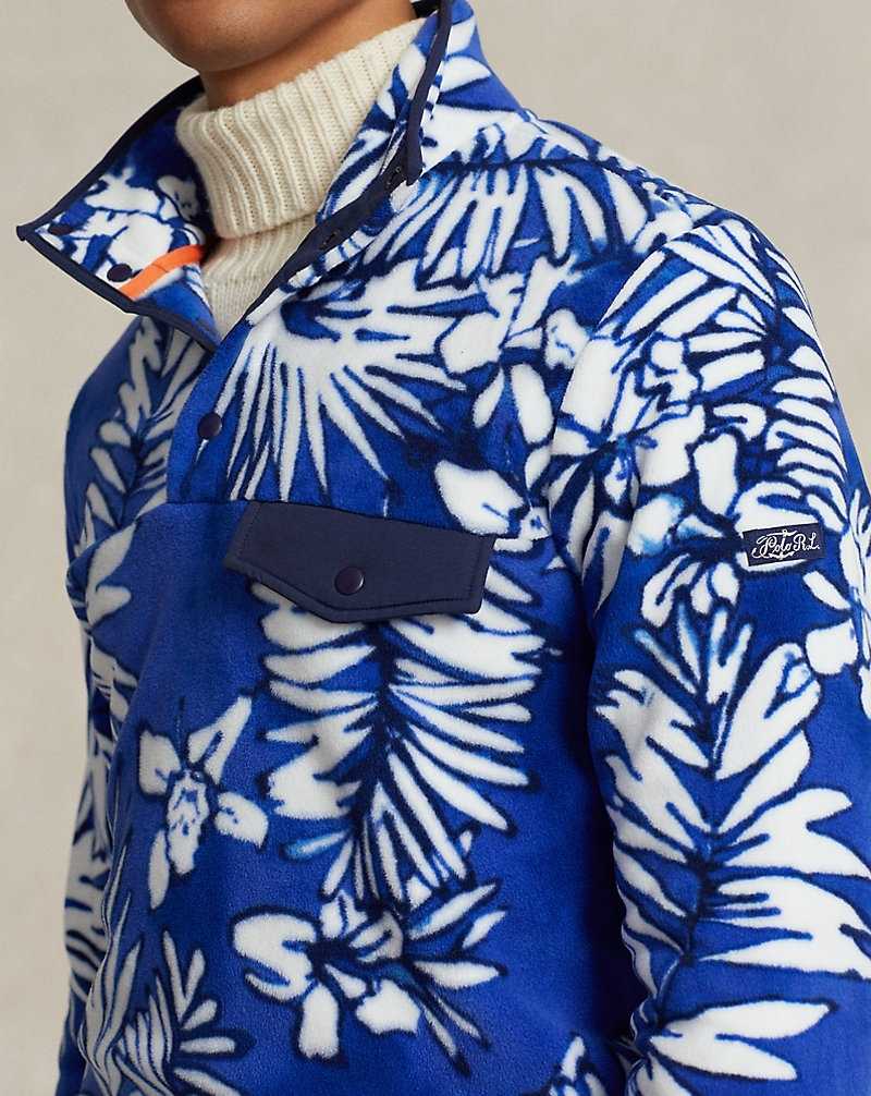 Pullover Ralph Lauren Palm Frond Brushed Fleece Hombre Palms Batik | IWQFREL-90 - vista 5