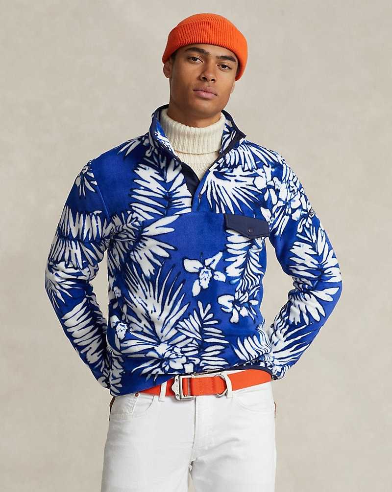Pullover Ralph Lauren Palm Frond Brushed Fleece Hombre Palms Batik | IWQFREL-90 - vista 1