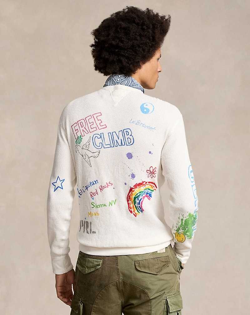 Pullover Ralph Lauren Peace Love Waffle-Knit Hombre Nevis | GUJEQLA-53 - vista 4