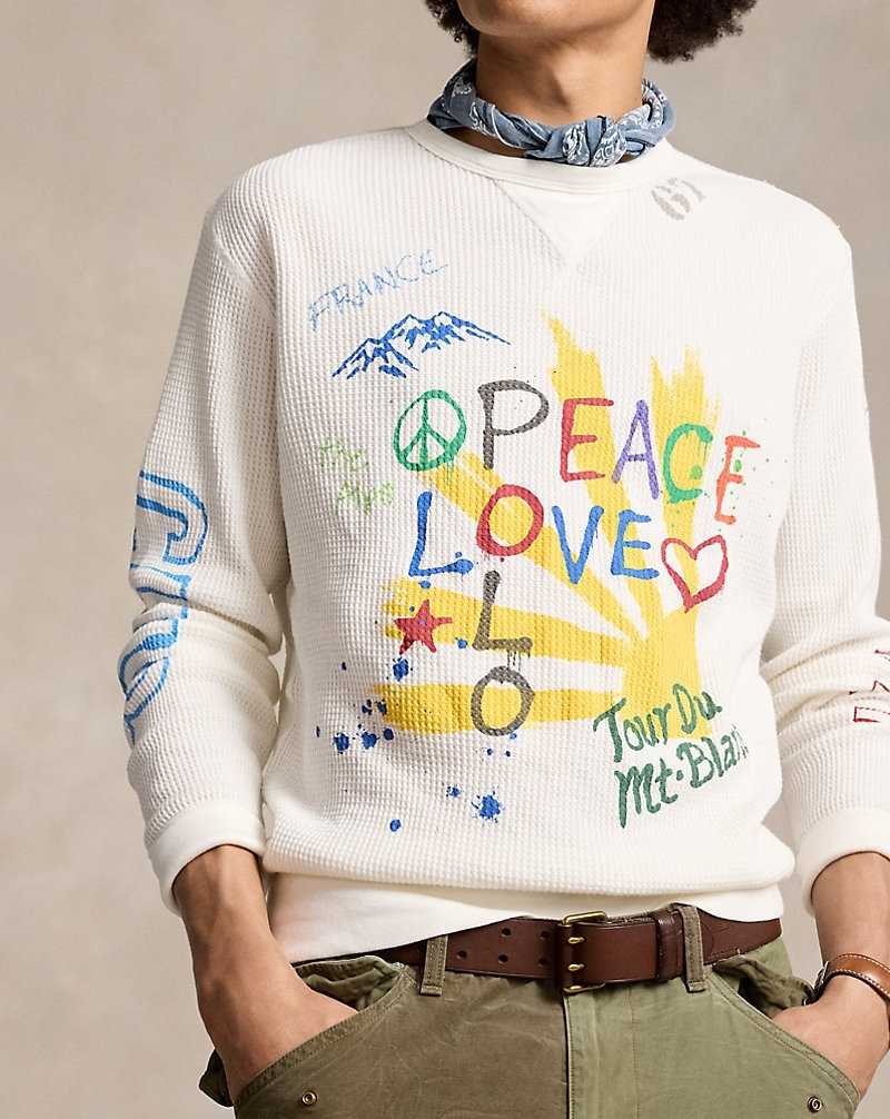 Pullover Ralph Lauren Peace Love Waffle-Knit Hombre Nevis | GUJEQLA-53 - vista 5