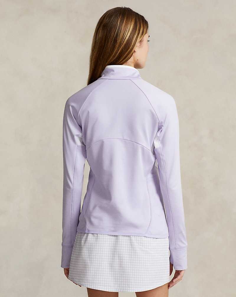 Pullover Ralph Lauren Performance Quarter-Zip Mujer Flores | KWPZAYI-72 - vista 4
