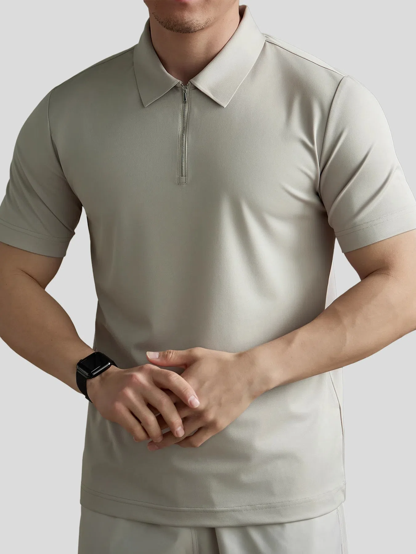 PerformancePro de manga corta Half Zip Polo