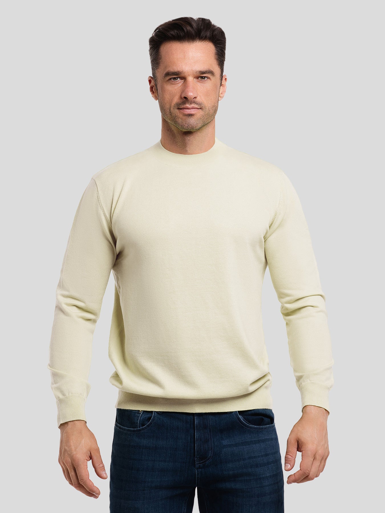 Gentletejido cuello redondo Sweater