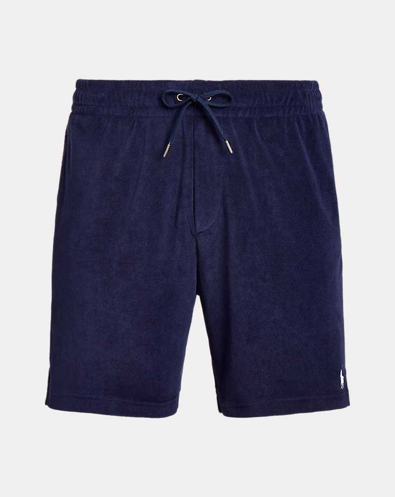Ropa De Casa Ralph Lauren 16.5-cm Terry Drawstring Hombre Azul Marino | IBLGCMA-40 - vista 2