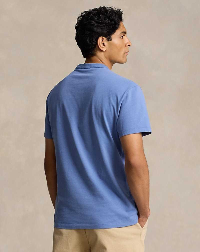 Ropa De Casa Ralph Lauren Classic Fit Big Pony Jersey Hombre Azules | YBEPCKR-68 - vista 4