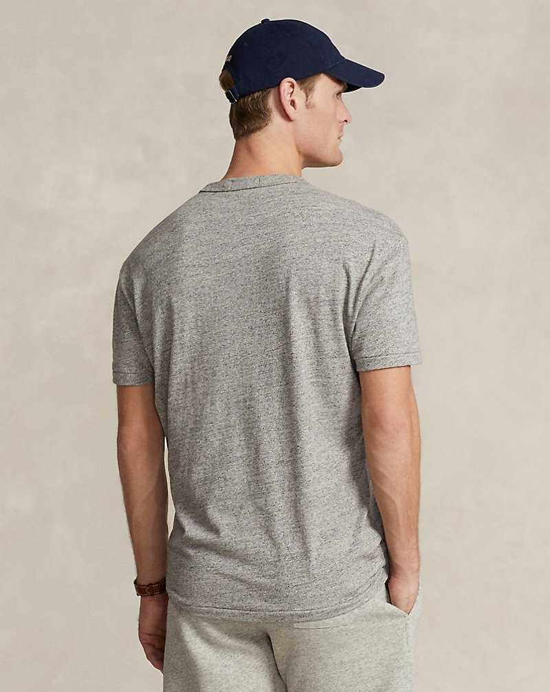 Ropa De Casa Ralph Lauren Classic Fit Jersey Graphic Hombre Azules | GIUQXEJ-84 - vista 4