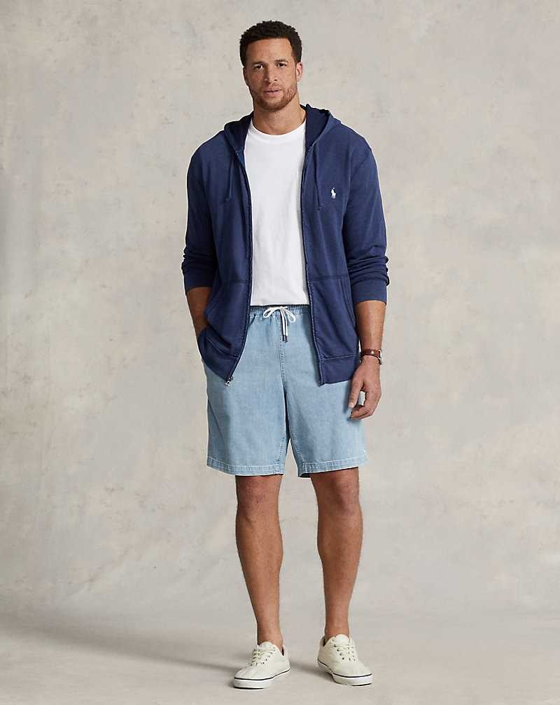 Ropa De Casa Ralph Lauren Cotton Spa Terry Hombre Azul Marino | MPQGYHO-75 - vista 3