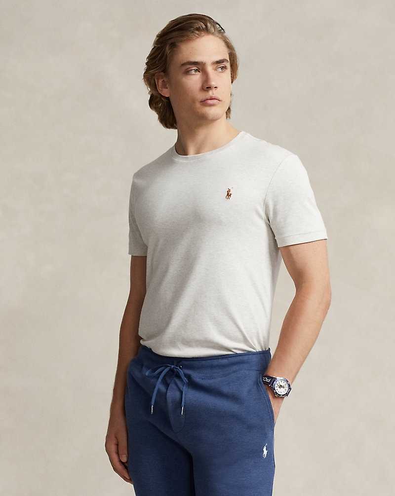 Ropa De Casa Ralph Lauren Custom Slim Fit Soft Cotton Hombre State Heather | NLTOSRH-58 - vista 1