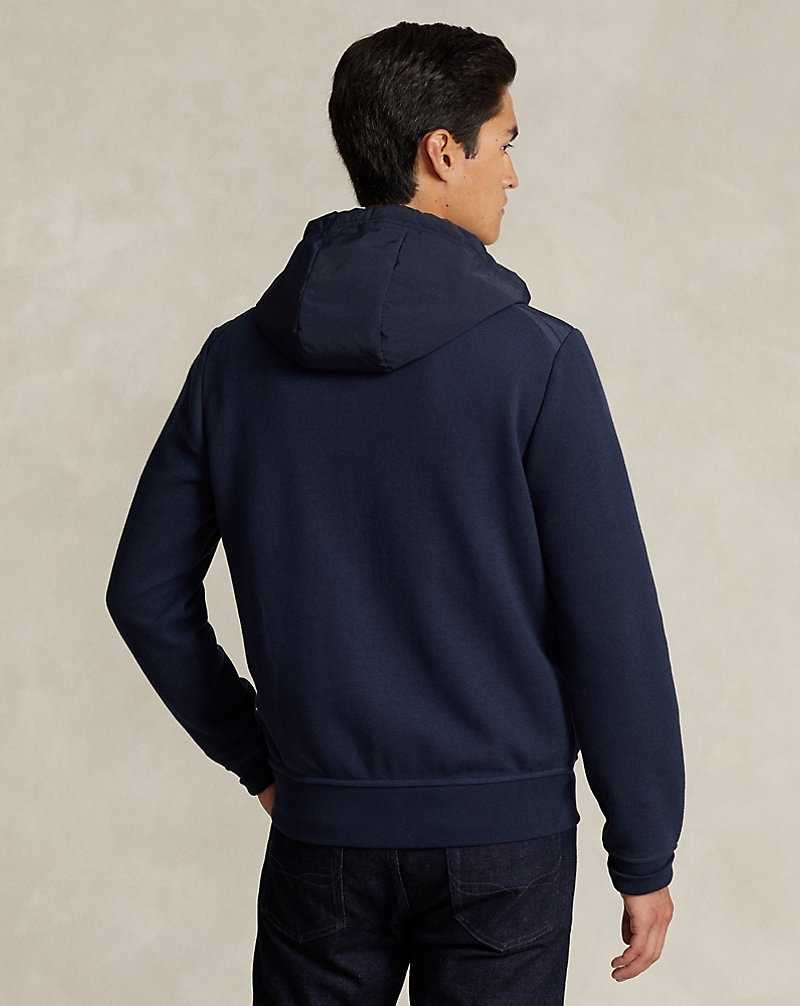 Ropa De Casa Ralph Lauren Hybrid Full-Zip Hombre Azul Marino | CRLFSMY-48 - vista 4