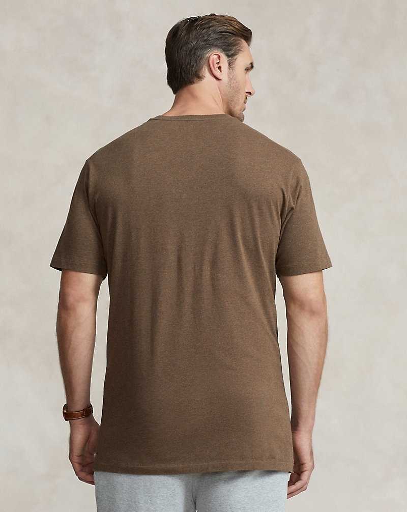 Ropa De Casa Ralph Lauren Jersey Crewneck Hombre Cedar Heather | MQPHZFS-98 - vista 4