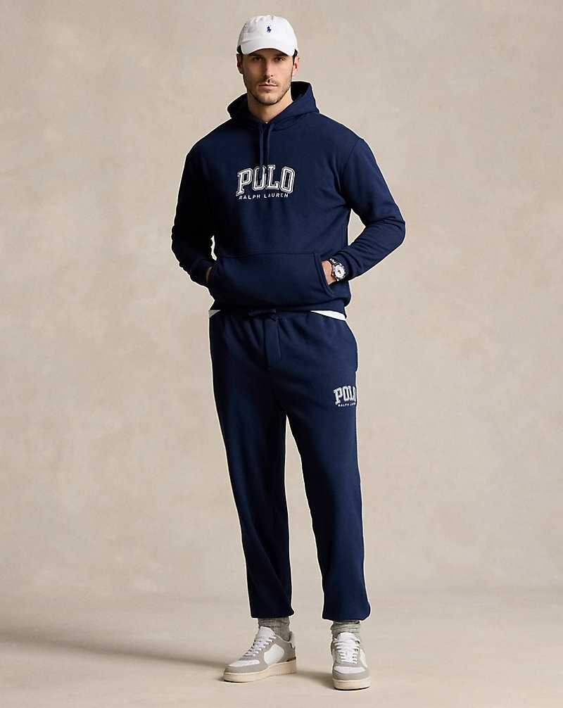 Ropa De Casa Ralph Lauren Logo Fleece Hombre Azul Marino | DBUSHLO-72 - vista 3