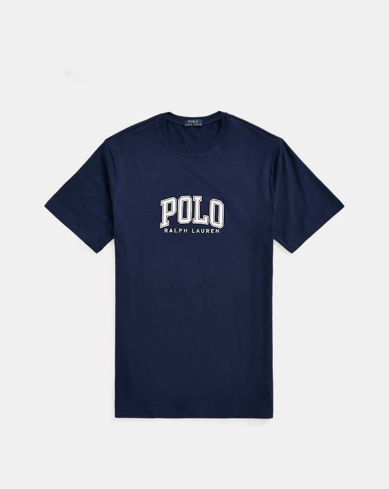 Ropa De Casa Ralph Lauren Logo Jersey Hombre Azul Marino | NLVZQXC-74 - vista 2