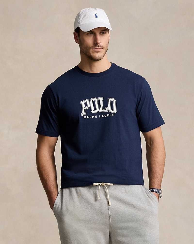 Ropa De Casa Ralph Lauren Logo Jersey Hombre Azul Marino | NLVZQXC-74 - vista 1