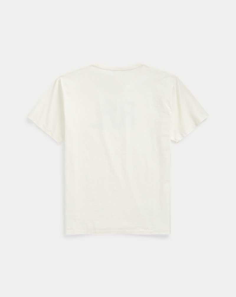 Ropa De Casa Ralph Lauren RRL Ranch Logo Hombre Blancos | EWMKHAY-15 - vista 2