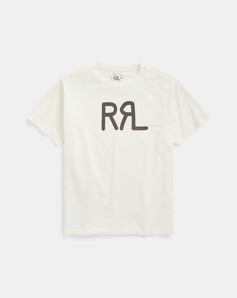 Ropa De Casa Ralph Lauren RRL Ranch Logo Hombre Blancos | EWMKHAY-15 - vista 1