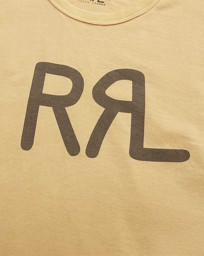 Ropa De Casa Ralph Lauren RRL Ranch Logo Hombre Amarillos | DCIOGVM-26 - vista 4