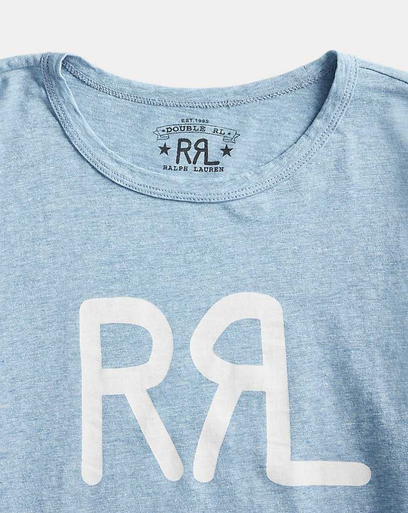 Ropa De Casa Ralph Lauren RRL Ranch Logo Hombre Azules | GESBAQX-37 - vista 3
