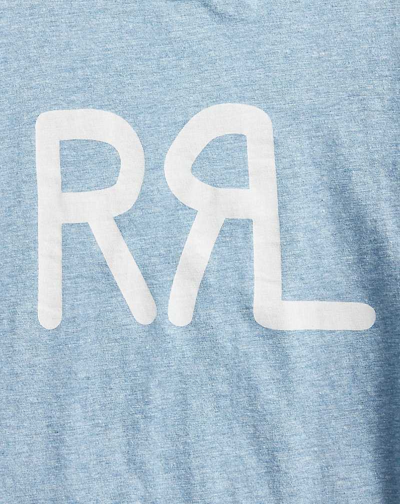 Ropa De Casa Ralph Lauren RRL Ranch Logo Hombre Azules | GESBAQX-37 - vista 4